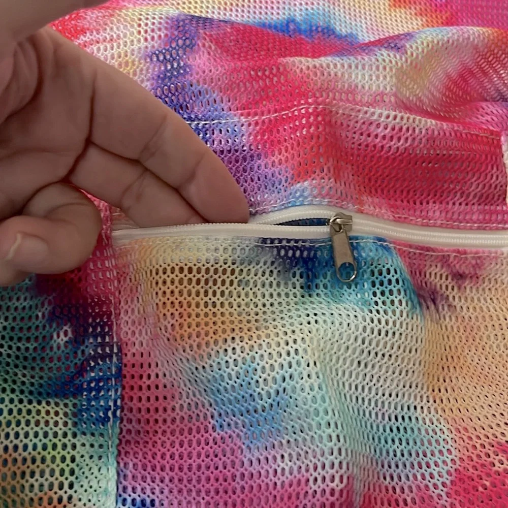 TIE DYE Drawstring Ventillated Packable Backpack